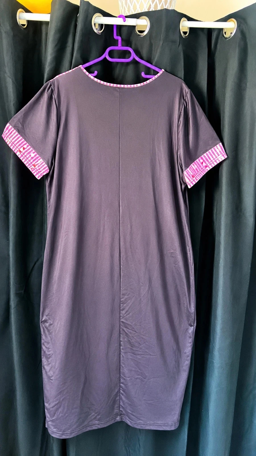 Black & Pink Colour Block Dress – photo 4